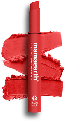 Mamaearth Moisture Matte Longstay Lipstick for 12 Hour Long Stay(Melon Red, 2 g)