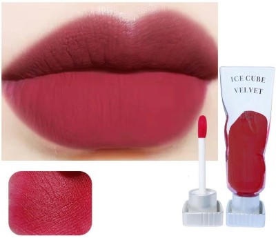 REIMICHI Ice Cube Matte Rani Lipstick Velvet Transparent Lip Glaze Pigment(RANI, 4 ml)