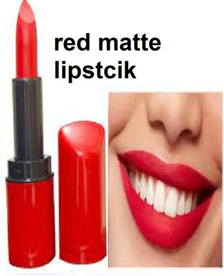 Luipui BEAUTIFUL BEST RED CRAYON MATTE LIPSTICK PACK OF 1(RED, 6 g)