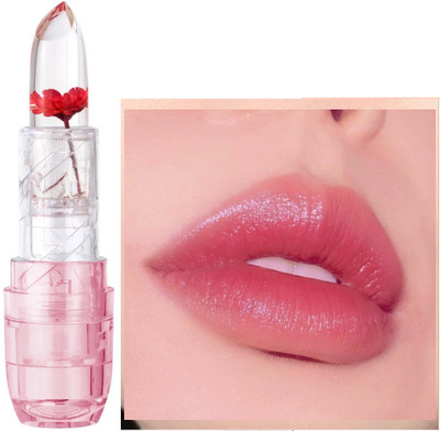 GABBU Temperature Waterproof Long Lasting Flower Lip Gloss Crystal Jelly Lipstick/9/(red, 7 g)