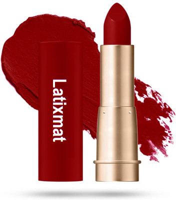 Latixmat Full Coverage Lipstick Transferproof Highly Pigemented Brick red Lipstick(Brick red, 3.5 g)