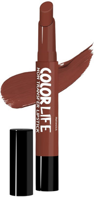 DARVING Nontransfer Crayon Lipstick |Matte Finish with Built-in Primer(INTENSE BROWN, 2.1 g)