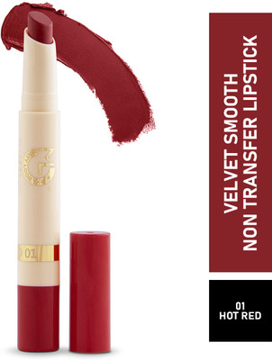 MATT LOOK Smooth Non Transfer Lipstick(01 Hot Red, 2 g)