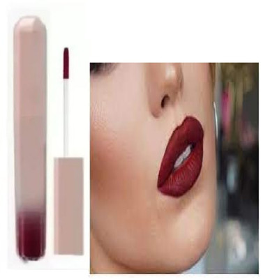Luipui maroon liquid matte lipstick pack of 1 best for awesome(maroon, 6 ml)