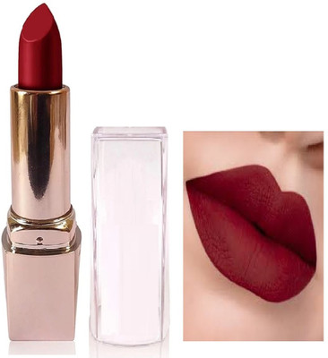 Luipui fascinating matte look maroon lipstick crayon form pack of 1(maroon, 6 g)