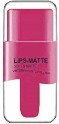 WOONGMI Kissproof pigmented matte liquid Lightweight Lipstick(Maroon, 3.5 ml)