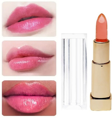 BLUEMERMAID Color-Changing Jelly Lipstick With Glossy Finish(PINK, 3.6 g)