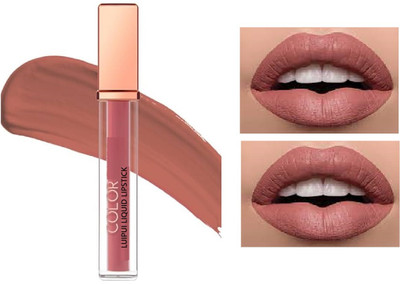 Luipui Light Brown Liquid Matte Lipstick(Light Brown, 6.5 ml)