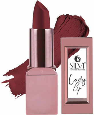 SILVI Lady Lip matte Finish Lipstick(Multicolor, 4 g)