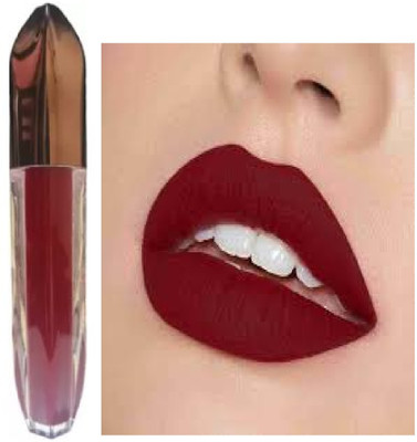 Luipui maroon matte liquid lipstick trending waterproof pack of 1(maroon, 6 ml)