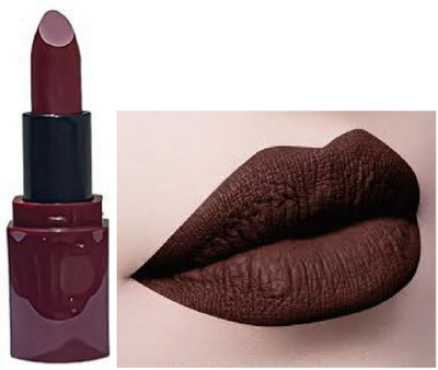 Luipui LONG LASTING TRENDING DARK BROWN MATTE LIPSTICK PACK OF 1(BROWN, 6 g)