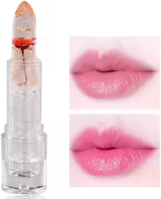 Wiffy Magic Jelly Flower Lipstick Temperature Changing Lipstick(light pink, 18 ml)