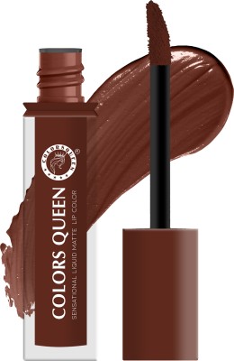 COLORS QUEEN Sensational Liquid Matte Lip Color Long Lasting & Non-Transfer Liquid Lipstick(06 - Espresso, 7 g)