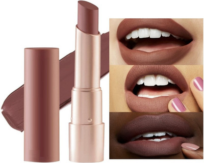 DARVING Comfort Matte Bullet Lipstick | Intense Moisturization | Smooth Glide |(CHOCOLATE BROWN, 3.2 g)