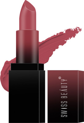 SWISS BEAUTY HD Matte Pigmented Smudge proof Lipstick | Creamy Matte Long stay Lipstick(Peach Day, 3.5 g)