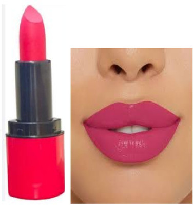 Luipui pink matte finish lipstick matte finish lipstick pack of 1(pink, 6 g)
