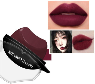 tanvi27 BEST WATER PROOF PIGMENTS APPLE SHAPE DARK MAROON LIPSTICK(MAROON, 5 g)