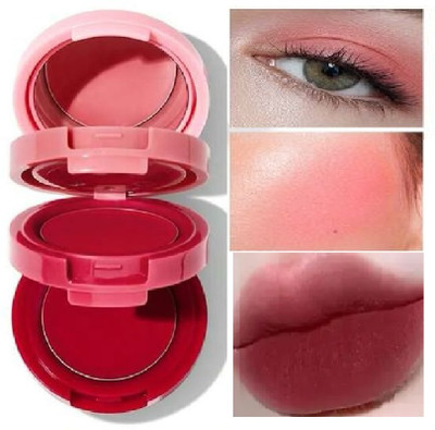 Jiwoo 3-In-1 Lip & Cheek Tint smooth finih Lip Stain(4.5 ml)