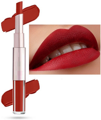 Wonholli 2-in-1 Liquid, Matte Lipstick(Red, 7 ml)