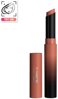 MAYBELLINE NEW YORK Color Sensational Ultimattes Lipstick | Matte Finish |(799 More Taupe, 1.7 g)