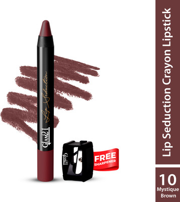Glam21 Lip Seduction Non-Transfer Lipstick | Longlasting Creamy Matte Formula(Mystique Brown-10, 3.6 g)