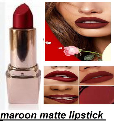 Luipui maroon matte lipstick awesome and amazing pack of 1(maroon, 6 g)