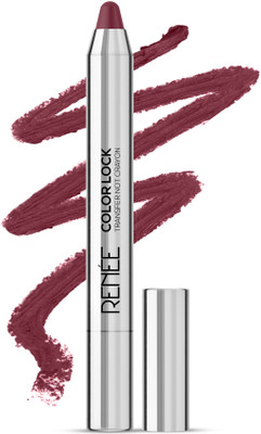 Renee Colorlock Transfer Not Matte Lip Crayon with Sharpener, Waterproof & Smudgeproof(Charm, 3 g)