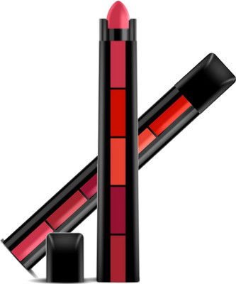 kHUDAt X-new Velvet Matte Ultra Smooth 5 in 1 Lipstick 5in1(multicolor, 7 g)