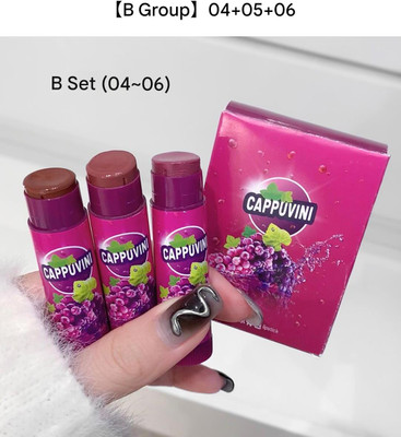 Cappuvini Grape Lip Gloss Set Waterproof,Non-Sticky,Moisturizing Tints in Cute Combo Pack(Multicolor(SET B), 5 g)