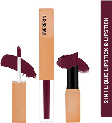 EVERERIN 2IN1 BEST LIUID MATTE LIPSTICK(PURPULE, 4 ml)