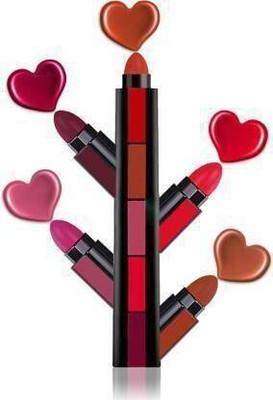 bluset Fab Red Edition 5 in 1 Pocket Matte Lipstick (Red, 7.5 g)(MULTICOLOR, 7.5 g)