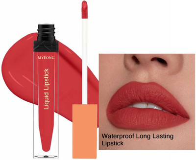MYEONG Ultra Pigmented Creamy Jazz It Up Matte WaterProof Non Transfer Lipstick(Jazz It Up, 6 g)