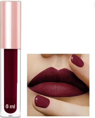DARYUE Waterproof Long lasting Liquid matte Lipstick Non Transfer Matte(MAROON, 6 ml)