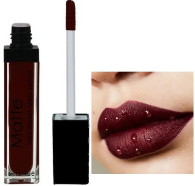 luzimaisa Non Transfer Matte Liquid Lipstick | Waterproof & Smudgeproof(DEEP MAROON, 6 ml)