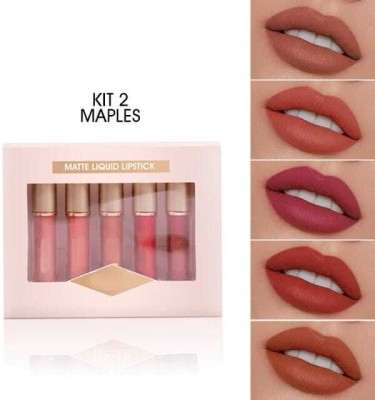 EZELFLOW BEAUTY MATTE LIQUID LIPSTICK KIT(02 MULTICOLORS, 5 g)