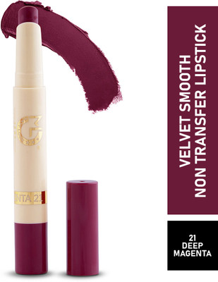 MATT LOOK Smooth Non Transfer Lipstick(21 Deep Magenta, 2 g)