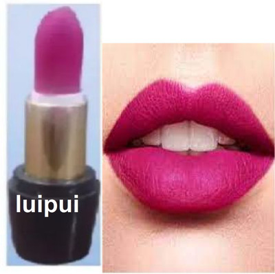 Luipui pink crayon matte look lipstick pack of 1 waterproof(pink, 6 g)