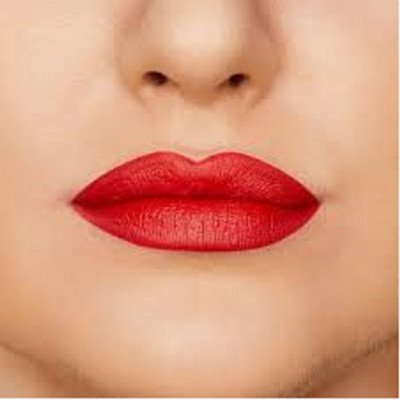 Luipui amazing red 2 in 1 matte look lipstick pack of 1(red, 6 g)
