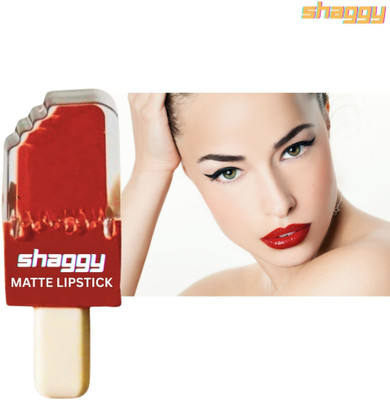 SHAGGY Red matte liquid lipstick waterproof and trending( pack of 1)504(Red, 12 ml)
