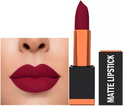 Yuency Lightweight Long Lasting & Non Transfer Matte Lipstick(MARRON, 3.5 g)