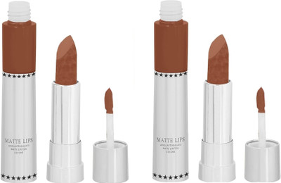 AFARAXIA Matte Moisturizing Lipstick Pigmented Smudge Proof lipstick(Brown, 16 g)