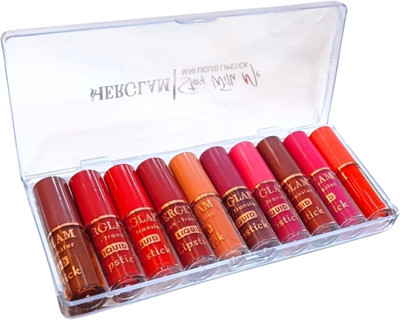 herglam Lip Velvet & Liquid Combo – Ultra Matte Finish(Multicolor, 10 ml)