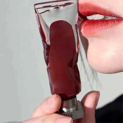 YAWI Korean Matte Velvet Highly Pigmented Transparent Matte Lipstick(Maroon, 4.5 ml)