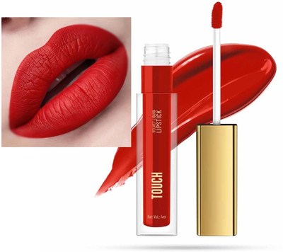GULGLOW99 Ultra Pigmented, Smooth Liquid Matte Lipstick Waterproof & Smudge proof(CANDY RED, 4 ml)