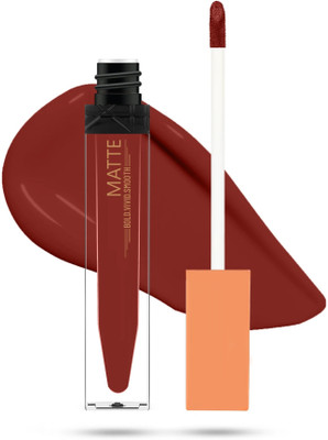 FLORERO Comfy Matte Coffee Liquid Lipstick(Chocolate, 6 ml)