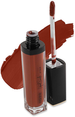 Inshine Liquid Suede Lipcolor Long-Lasting Matte Finish Non-Drying Feather-Proof Formula(606 COFFEE CRAVE, 3.8 ml)