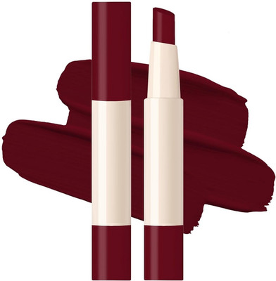 AFARAXIA Matte Lip Crayon Lipstick Non Transfer Smudge Proof deep cranberry(DEEP CRANBERRY, 2 g)
