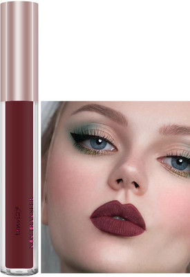 tanvi27 Liquid lipstick matte waterproof & Longlasting,Jet maroon Smudgeproof(Jet maroon, 7 g)