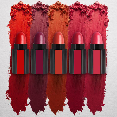REIMICHI Highly Pigmented Super Stay & Matte Finish Multi Color 5IN1 Lipstick(MULTI COLOR, 7 g)