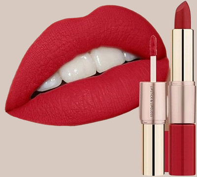 DYSOKAYO 2 IN 1 LIPSTICK LIQUID AND CRAYON MATTE LIPSTICK(Red, 8 g)